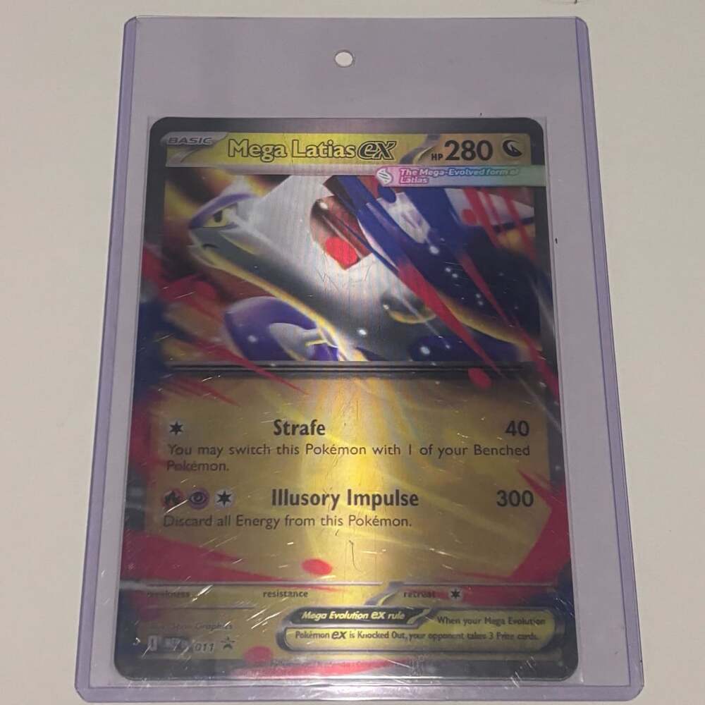 Mega Latias ex Jumbo Lenticular Black Star Promo 011 Pokémon Card